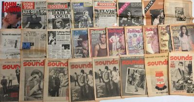 SOUNDS, MUSIC MAKER & ASSORTED MAGAZINES - 1974-1979.