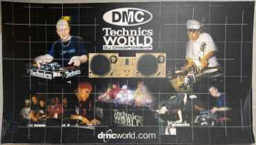 DMC / DANCE MUSIC INTEREST - LARGE DMC WORLD CHAMPIONSHIPS DISPLAY BOARD.