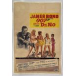 JAMES BOND - DR. NO (1962) ORIGINAL BELGIAN FILM POSTER.
