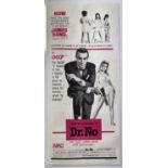 JAMES BOND -DR. NO (1962) ORIGINAL AUSTRALIAN DAYBILL POSTER.