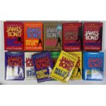 JOHN GARDNER - JAMES BOND - A COMPLETE SET OF PUTNAM PUBLISHED BOOKS, MOST 1ST EDITIONS.