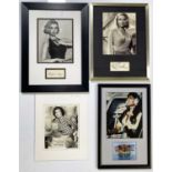 JAMES BOND - BOND GIRL AUTOGRAPHS.