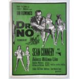 JAMES BOND - DR. NO (1962) UK DOUBLE CROWN POSTER.