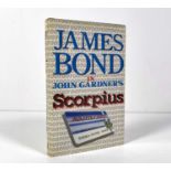 JOHN GARDNER - JAMES BOND - SCORPIUS - UK FIRST EDITION.