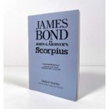 JOHN GARDNER - JAMES BOND - SCORPIUS - UNCORRECTED PROOF EDITION.