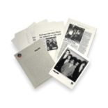 THE CURE - AN ORIGINAL ELEKTRA PRESS KIT AND BIO.