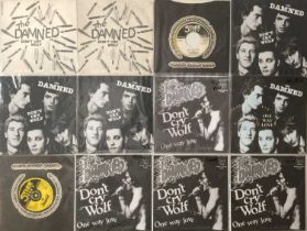 THE DAMNED - DON'T CRY WOLF 7" PRESSINGS PACK