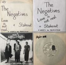 THE NEGATIVES/RELATED - 7" COLLECTION (WITH OG STAKEOUT WRAPAROUND SLEEVE)