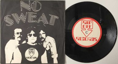 NO SWEAT - START ALL OVER AGAIN/ YOU SHOULD BE SO LUCKY 7" (UK OG - RIP OFF RECORDS - RIP4)