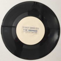 THE DAMNED - LOVE SONG/ BURGLAR 7" (UK OG PROMO - DODGY DEMO CO - SGS 105)