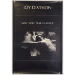 JOY DIVISION - ORIGINAL 'LOVE WILL TEAR US APART' POSTER.