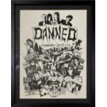 THE DAMNED - 5TH ANNIVERSARY LYCEUM POSTER, 1981.