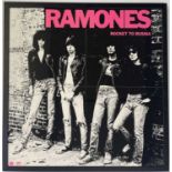 THE RAMONES - ORIGINAL SIRE ROCKET TO RUSSIA PROMOTIONAL POSTER.