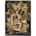 ORIGINAL 'LIVE AT THE ROXY' POSTER WITH ORIGINAL PUNK COLLAGE.