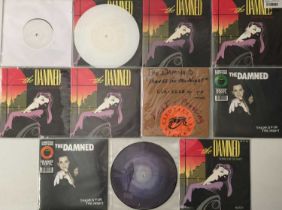THE DAMNED - THANKS FOR THE NIGHT 7" PRESSINGS PACK (INC COLOURED VINYL/ TEST PRESSINGS)