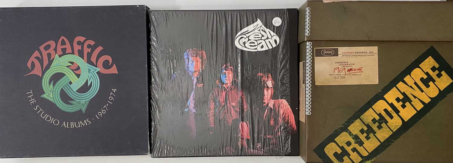 CLASSIC ROCK - LP BOX SETS (CREEDENCE/ CREAM/ TRAFFIC)