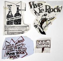 BOY LONDON / SEDITIONARIES - PUNK FASHION HISTORY - ORIGINAL CELLULOID SHEETS FOR SEDITIONARIES T-SH