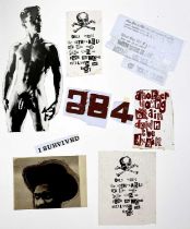 BOY LONDON / SEDITIONARIES - PUNK FASHION HISTORY - ORIGINAL CELLULOID SHEETS FOR SEDITIONARIES ERA