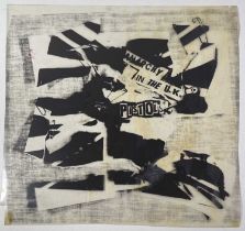BOY LONDON / SEDITIONARIES - THE SEX PISTOLS - ORIGINAL CELLULOID SHEET FOR 'ANARCHY IN THE UK'.