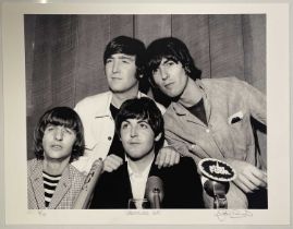 JOHN ROWLANDS - PHOTOGRAPHER SIGNED LIMITED EDITION PRINT - THE BEATLES, 1965 .