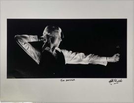 JOHN ROWLANDS - PHOTOGRAPHER SIGNED PRINT - DAVID BOWIE.