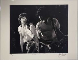 JOHN ROWLANDS - PHOTOGRAPHER SIGNED LIMITED EDITION PRINT - THE ROLLING STONES.
