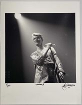 JOHN ROWLANDS - PHOTOGRAPHER SIGNED LIMITED EDITION PRINT - DAVID BOWIE.
