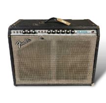 A 1975 FENDER PRO REVERB AMP USED BY THE GO-BETWEENS.