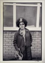 POLY STYRENE - SHEPPERTON STUDIOS 1977 - PHOTOGRAPHER SIGNED PHOTO PRINT.