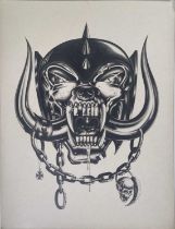 MOTORHEAD - THE ORIGINAL 'WARPIG' ARTWORK.