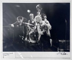 THE SEX PISTOLS - PRETTY VACANT VIDEO SHOOT - VINTAGE PHOTOGRAPH.