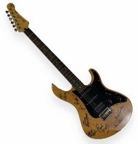 THE ZOMBIES SIGNED GUITAR.