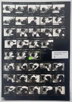 THE JAM / PAUL WELLER - A VINTAGE 1980S CONTACT SHEET - VIRGINIA TURBETT,