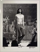 JOHN ROWLANDS - PHOTOGRAPHER SIGNED LIMITED EDITION PRINT - MICK JAGGER, 1975.