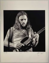 JOHN ROWLANDS - PHOTOGRAPHER SIGNED LIMITED EDITION PRINT - PINK FLOYD/DAVID GILMOUR.