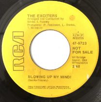 THE EXCITERS - BLOWING UP MY MIND 7" (US PROMO - RCA - 47-9723)