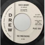 THE PRECISIONS - SUCH MISERY/ A LOVER'S PLEA 7" (SIGNED SLEEVE - US PROMO - DREW - D-1001)