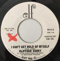 CLIFFORD CURRY - I CAN'T GET HOLD OF MYSELF 7" (PROMO - ELF 90.013)
