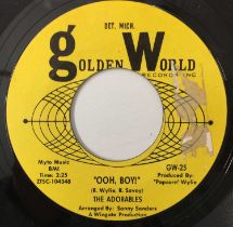 THE ADORABLES - OOH BOY/ DEVIL IN HIS EYES 7" (US STOCK - GOLDEN WORLD - GW-25)