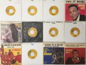 TAMLA MOTOWN - ORIGINAL US 'STRIPED' LABELS AND PICTURE SLEEVE 7" COLLECTION