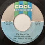 A.C. REED & HIS BAND - MY BABY IS FINE/ MY BABY'S BEEN CHEATING 7" (US - COOL RECORDS - 5001)