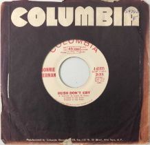 BONNIE HERMAN - HUSH DON'T CRY/ HERE THERE AND EVERYWHERE7" (US PROMO - COLUMBIA - 4-43833)
