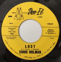 EDDIE HOLMAN - LOST/ SHE'S BEAUTIFUL 7" (US STOCK - DON-EL RECORDS - 124)