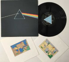 PINK FLOYD - THE DARK SIDE OF THE MOON LP (UK SOLID TRIANGLE - SHVL 804)