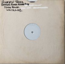 QUEEN - JAZZ LP (WHITE LABEL/ MISSPRESS W/ BEATLES - PLEASE PLEASE ME ON OTHER SIDE)