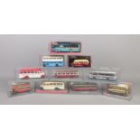 A collection of ten Corgi 'Original Omnibus' scale die cast vehicles. To include AEC Regent II,