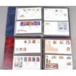 Two albums of Royal Mail first day covers. Including commemorative, science fiction, sporting