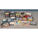 A large collection of assorted scale vehicles, to include Exclusive First Editions, Gilbow, Saico,