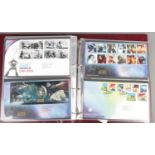 An album of Royal Mail first day covers. Including Star Wars, Doctor Who, Commemorative, 175th