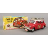 Corgi Toys - No. 339. 1967 Monte-Carlo Winner B.M.C Mini Cooper S. Slight wear to the front number